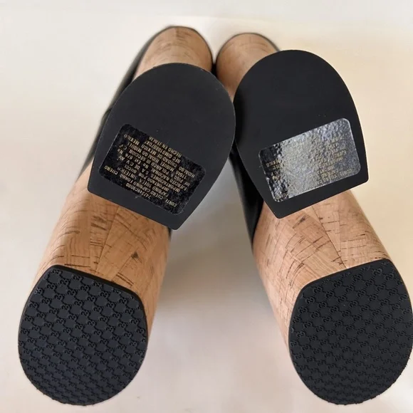 GUCCI Women's Black Leather Platform Ankle Zip Boots Size 7 NIB 747749 - Picture 10 of 14